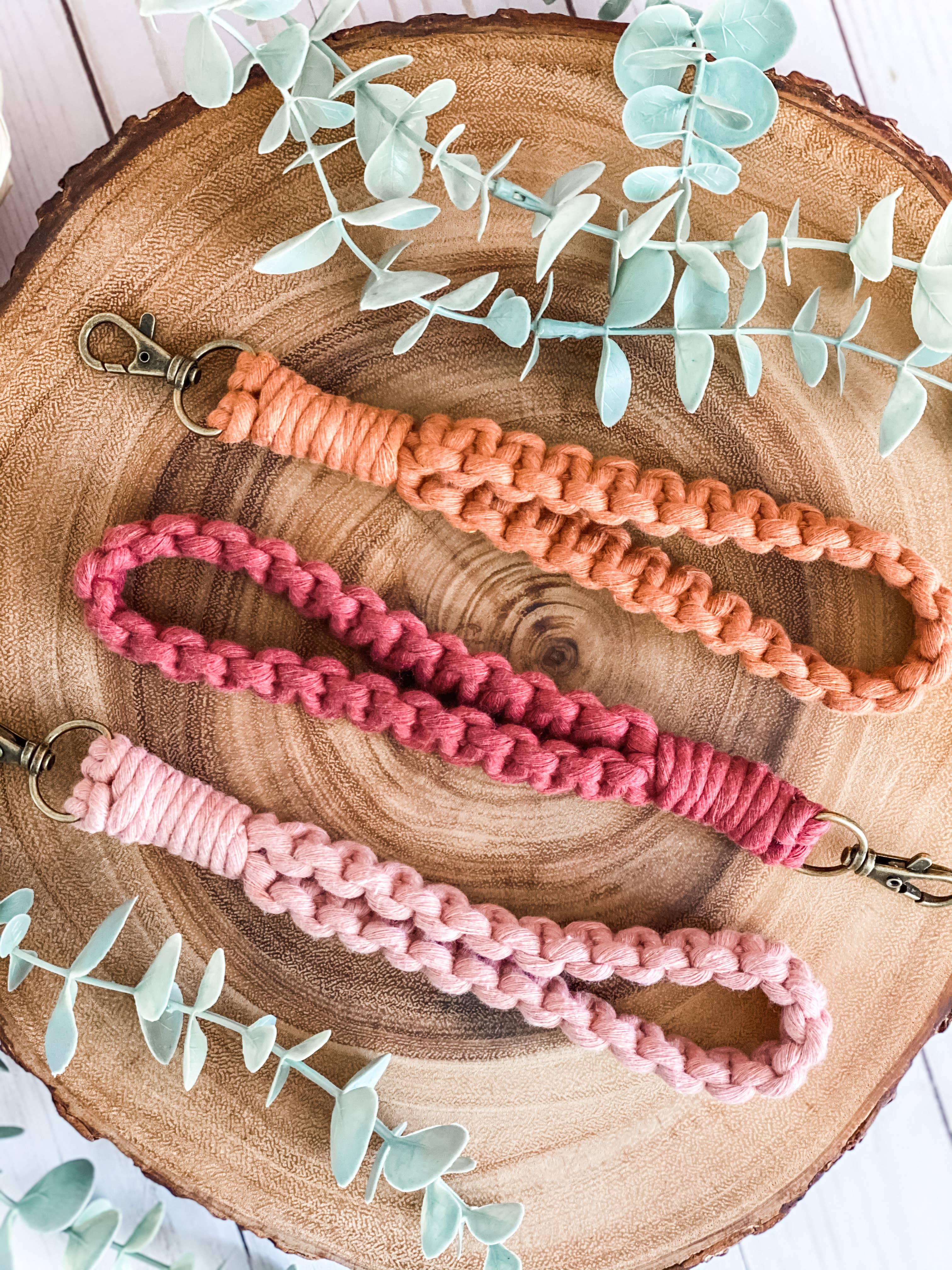Ashley's Macrame - Wholesale Keychain - Women's - Macrame Wristlet Keychains2