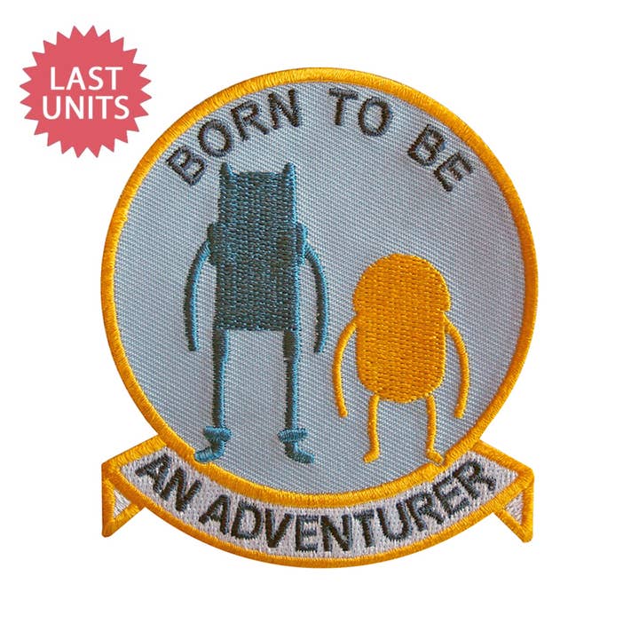 Patch « Né pour être un aventurier » de La Barbuda pour la vente par La Barbuda - No U.S. custom fees