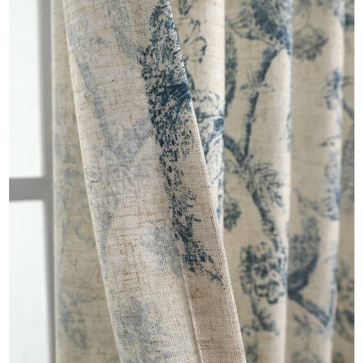 Shadisfy - Wholesale Drape - Peacock Pinch Pleated with Back Tabs Curtain Pair19