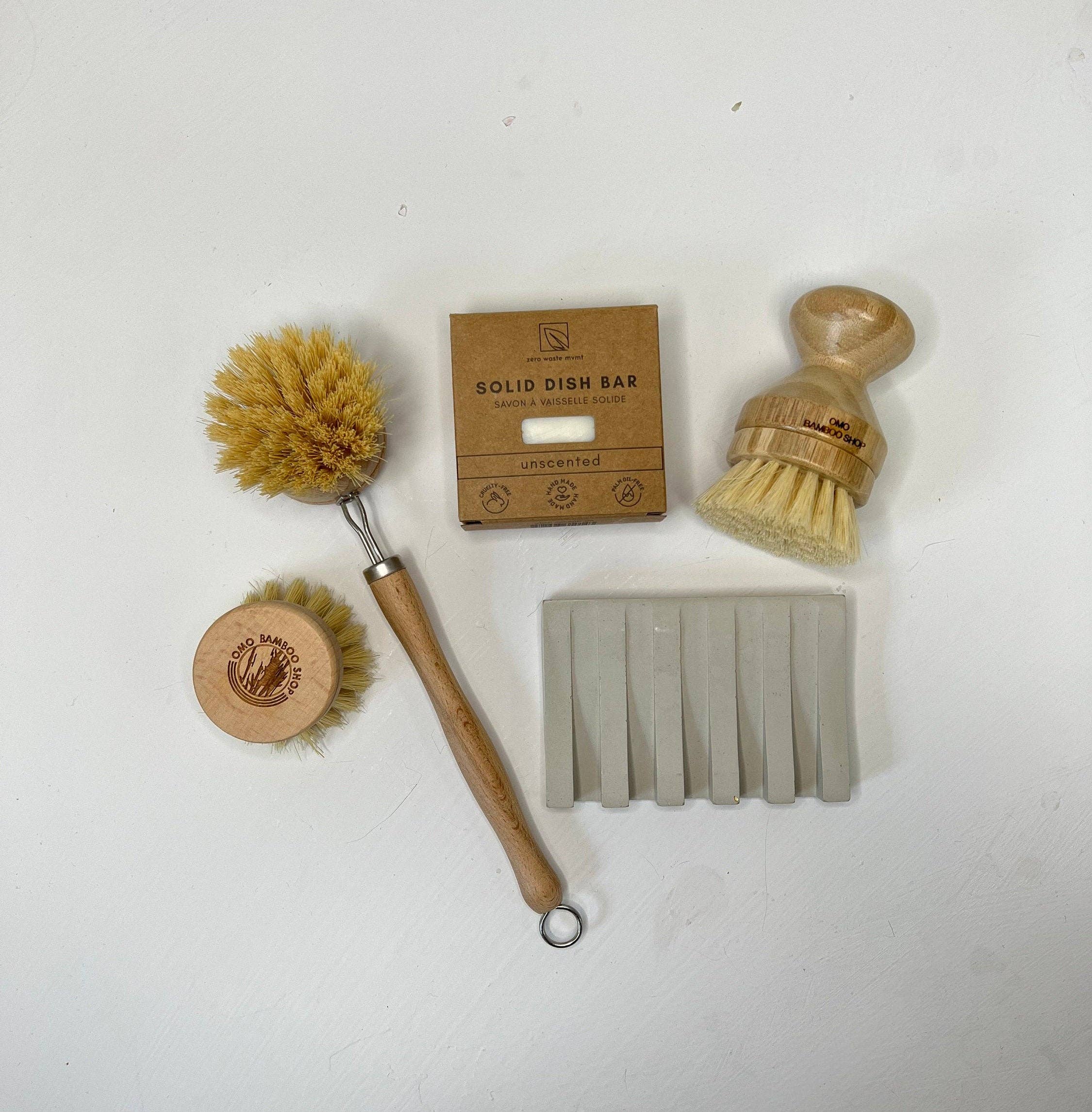 MadebyOmo - Wholesale Cleaning Brush - Improved Zero Waste Bundle | Eco Gift Set | Zero Waste Set | Natural Cleaning Brush set | Eco gift set Dish Scrubber Zero Waste Cleaning Set2