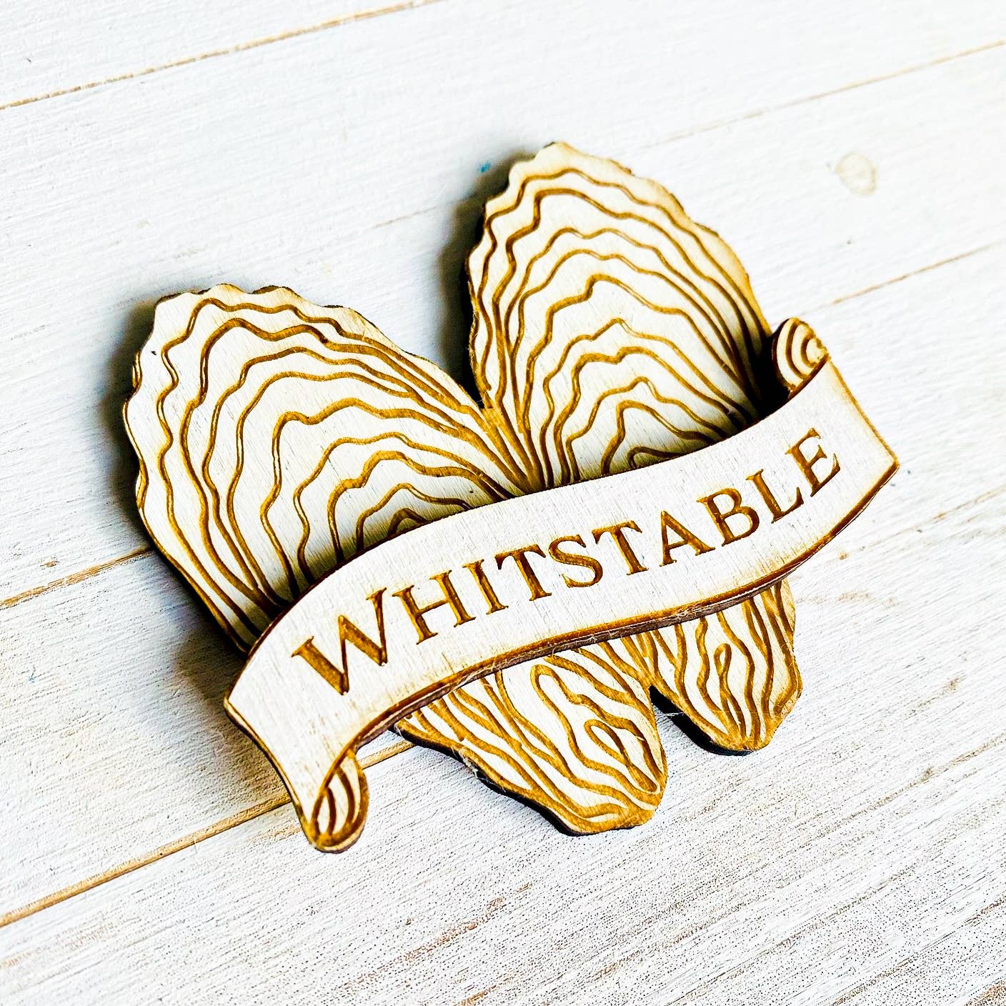 Gorgeous Little Bits Ltd - Wholesale Magnet - Custom location oyster shell coastal ocean magnet1