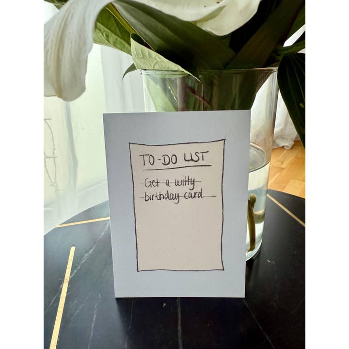 Chumi Studio - Wholesale Birthday Card - Witty Minimalist Birthday Greeting Card with Envelope1