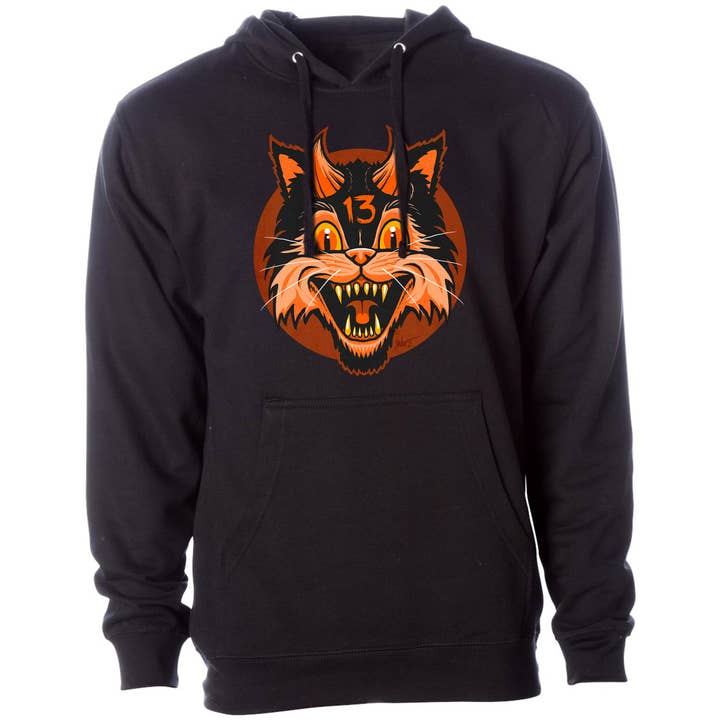 Bad Luck Cat Unisex Hoodie for wholesale by Horrornaments