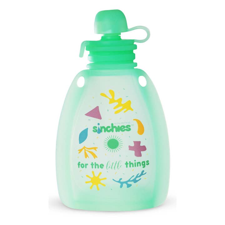 Sinchies Silicone Squeezy Pouch - Green Pastel Pop for wholesale by Sinchies