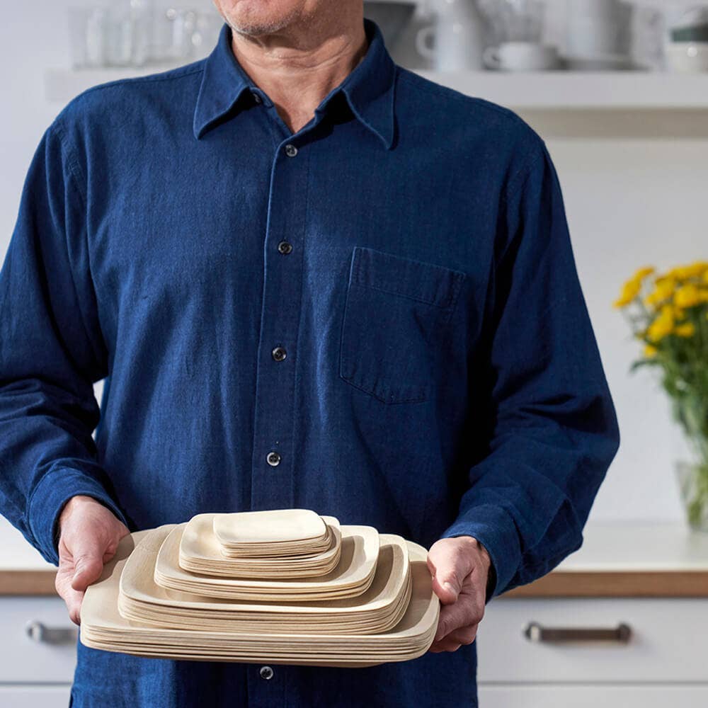 bambu® - Wholesale Disposable Plate - Disposable Bamboo Square Plates7