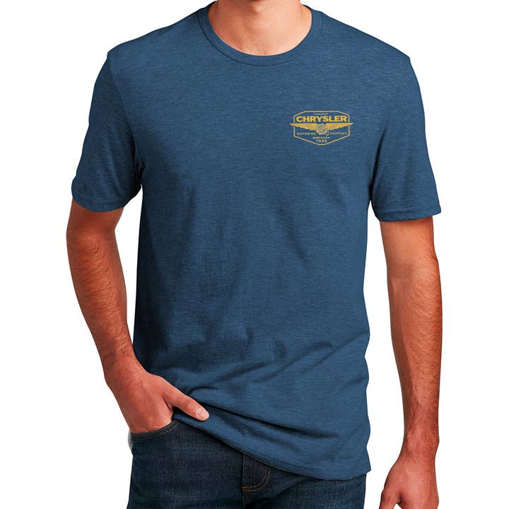 Royal Fleck Mens Chrysler 1925 T-shirt (Royal Fleck) for wholesale on Faire1