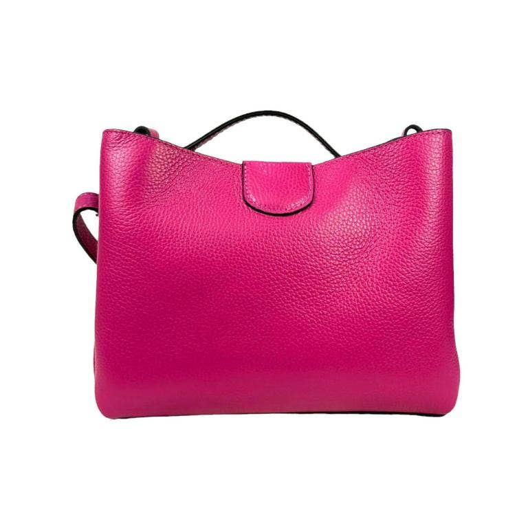 Chenson & Gorett - Wholesale Shoulder Bag - Women's - Women's Handbag with Grain Leather and Suede. Verano5