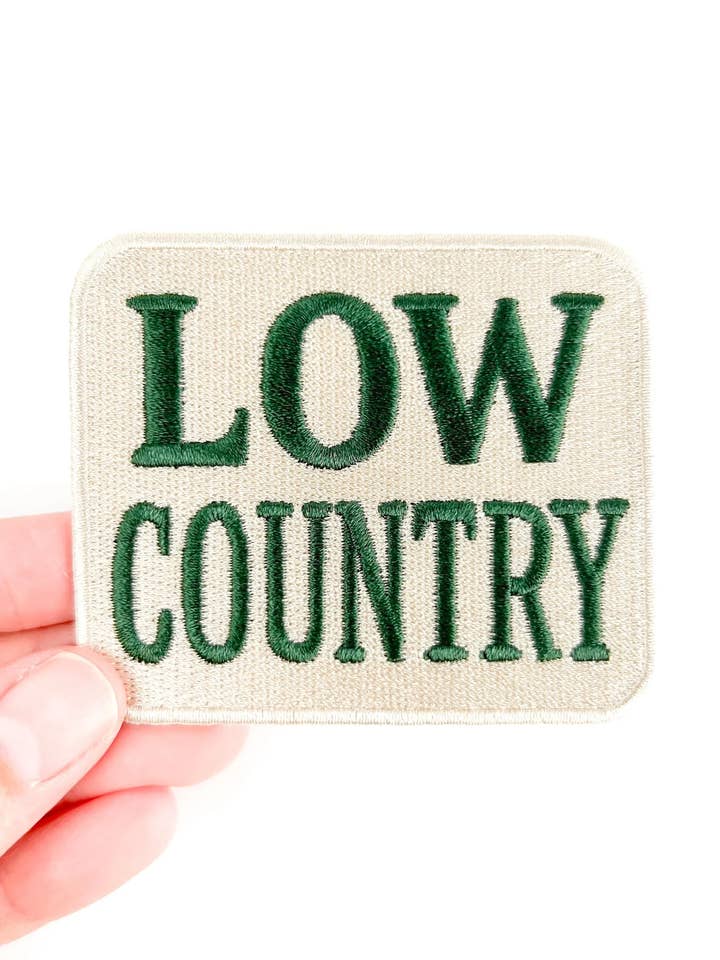Écusson Brodé Lowcountry – Côte Sud Thermocollante Plage pour la vente par Field Trip Threads