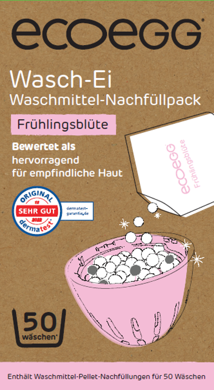 Ecoegg – Großhandel Waschpulver/-kapseln – ecoegg Wäsche-Ei Nachfüllkapseln - Frühlingsblüte - 50 Waschgänge9