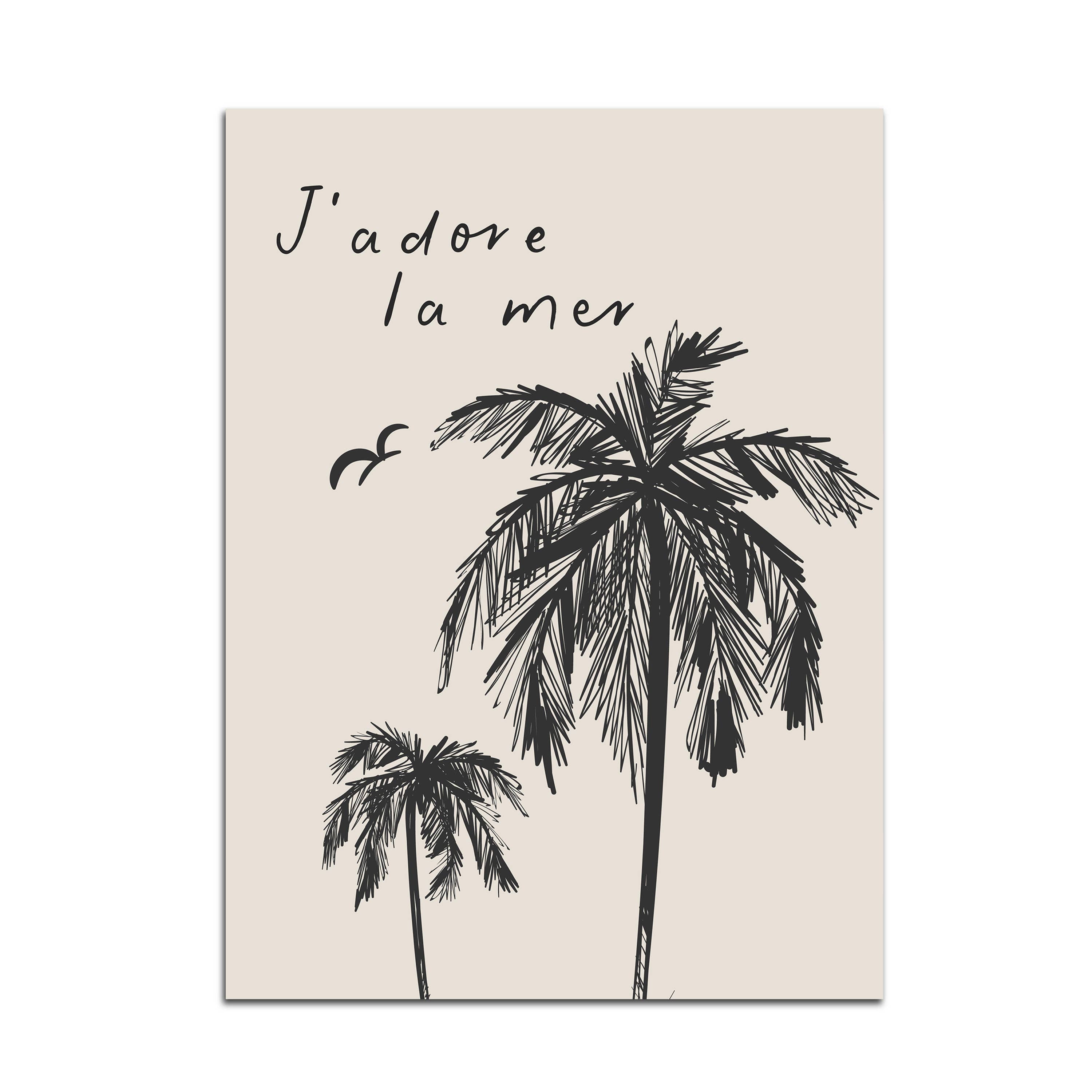 Seven Icons Store - Wholesale Art Print - J'adore la mer, I love the sea, Art Print4