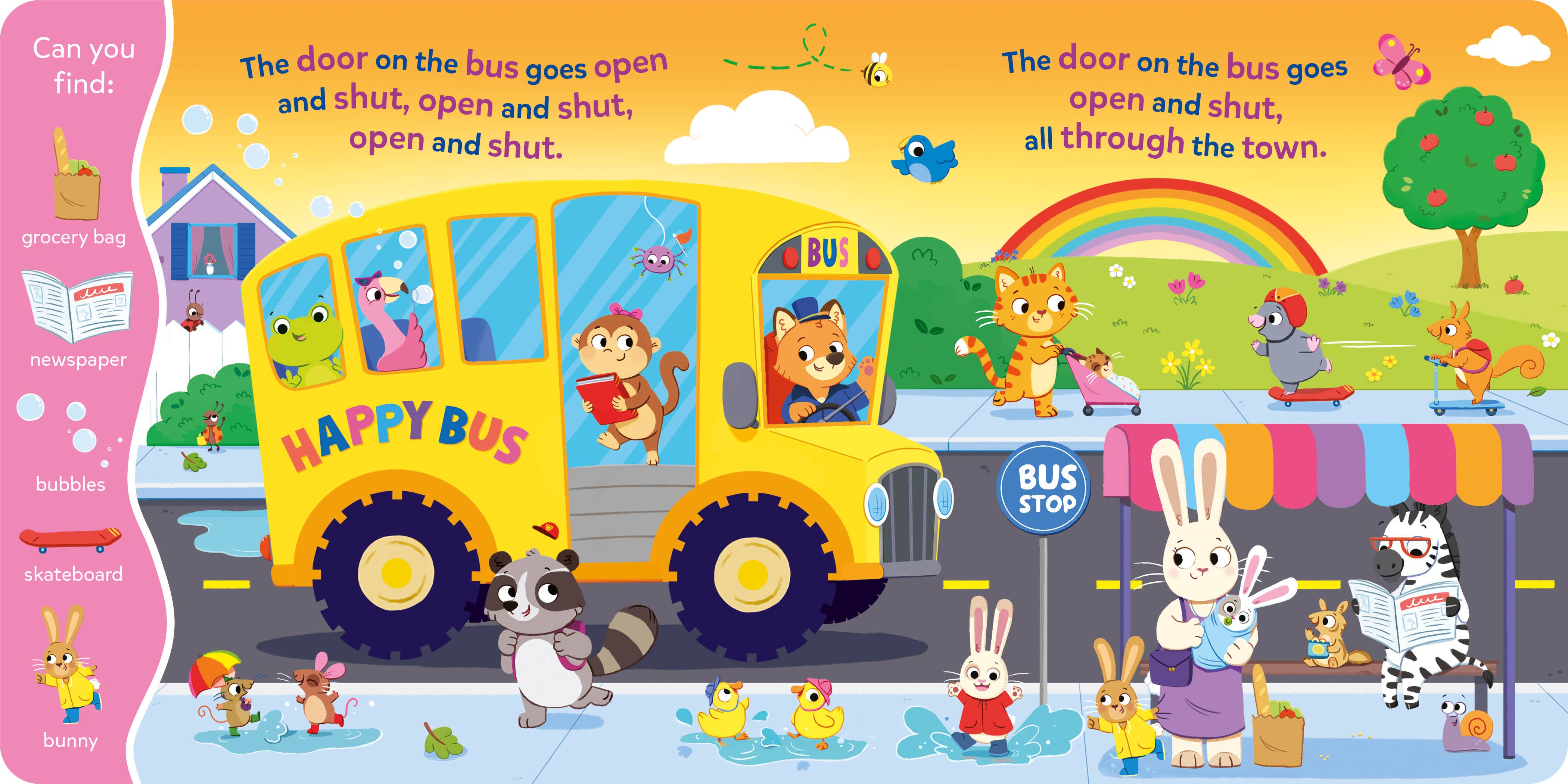 Kidsbooks Publishing - Wholesale Baby & Toddler Book (0-2) - Search & Find Wheels on the Bus: 6-Button Sound Book1