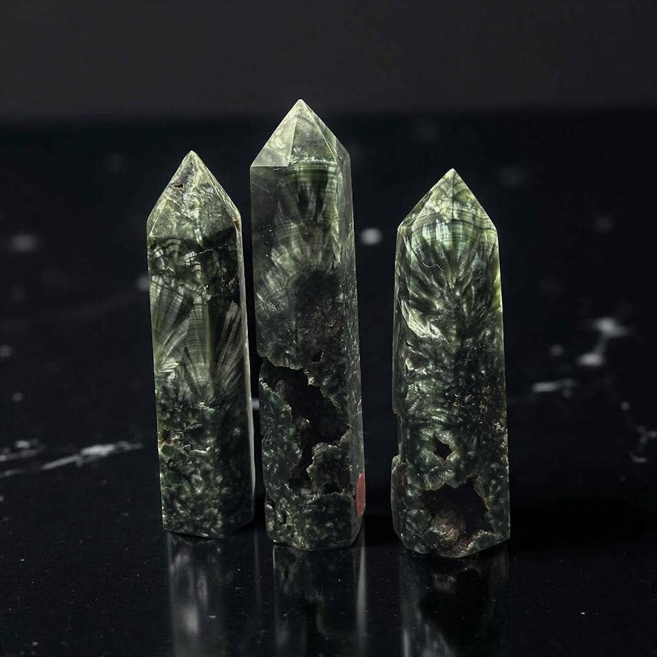 Crystal Deal· Wholesale Crystals & Gifts - Wholesale Spiritual Stone/Crystal - Seraphinite Tower 1