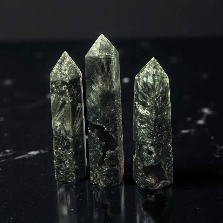 Crystal Deal· Wholesale Crystals & Gifts - Wholesale Spiritual Stone/Crystal - Seraphinite Tower 1