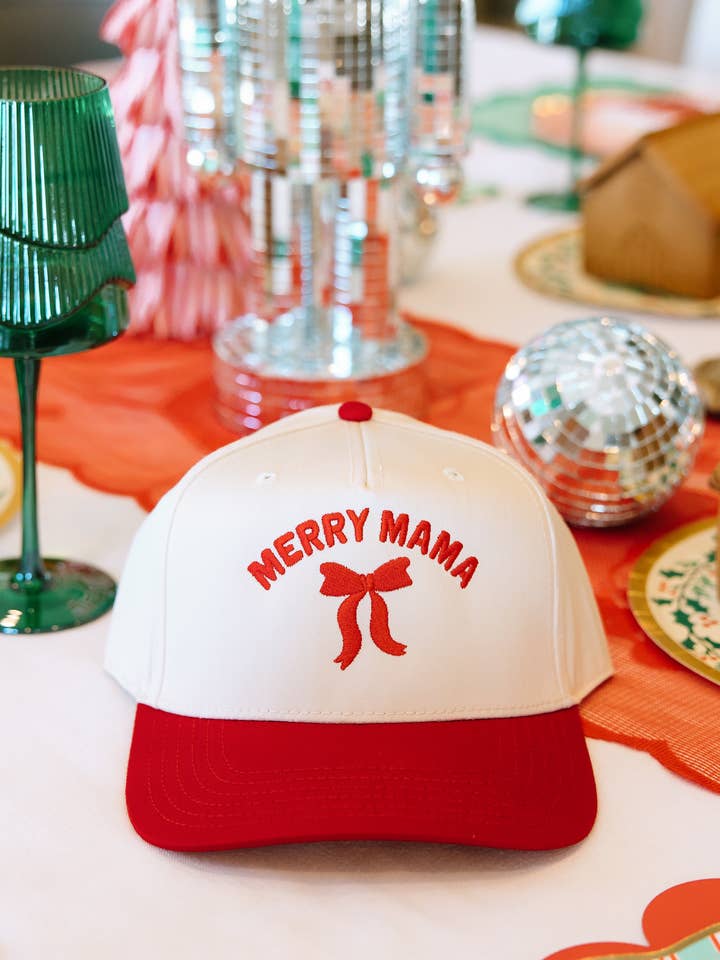 Merry Mama- Holiday Hat- Christmas Hat for wholesale by Ruby Moon