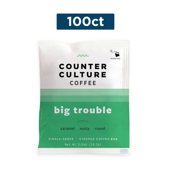 Steeped Coffee - Wholesale Coffee Beans - Counter Culture Coffee 100-count Mastercase