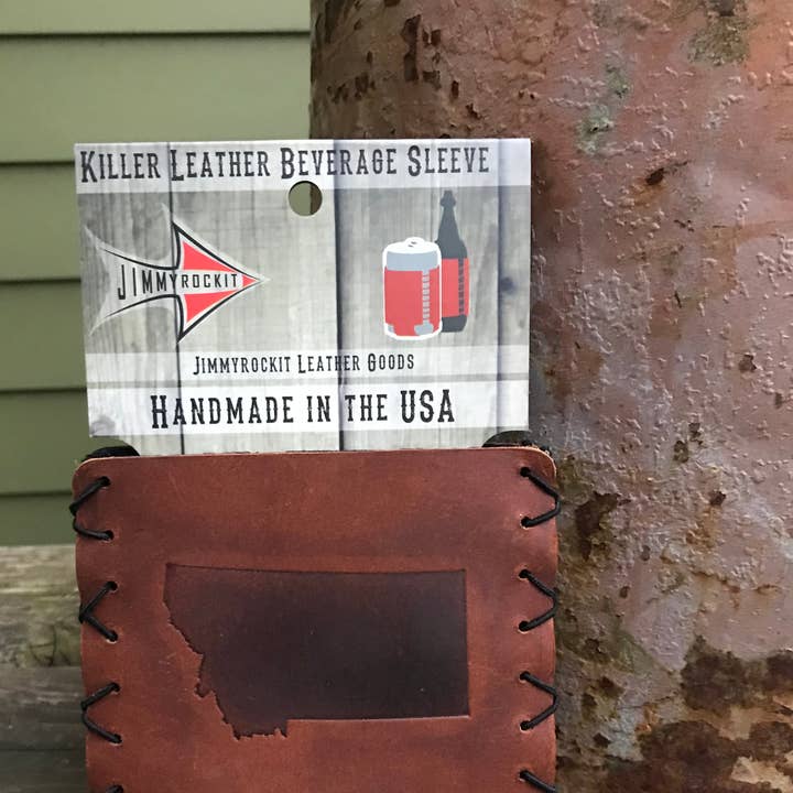 Leather Koozie - Montana for wholesale by Jimmyrockit