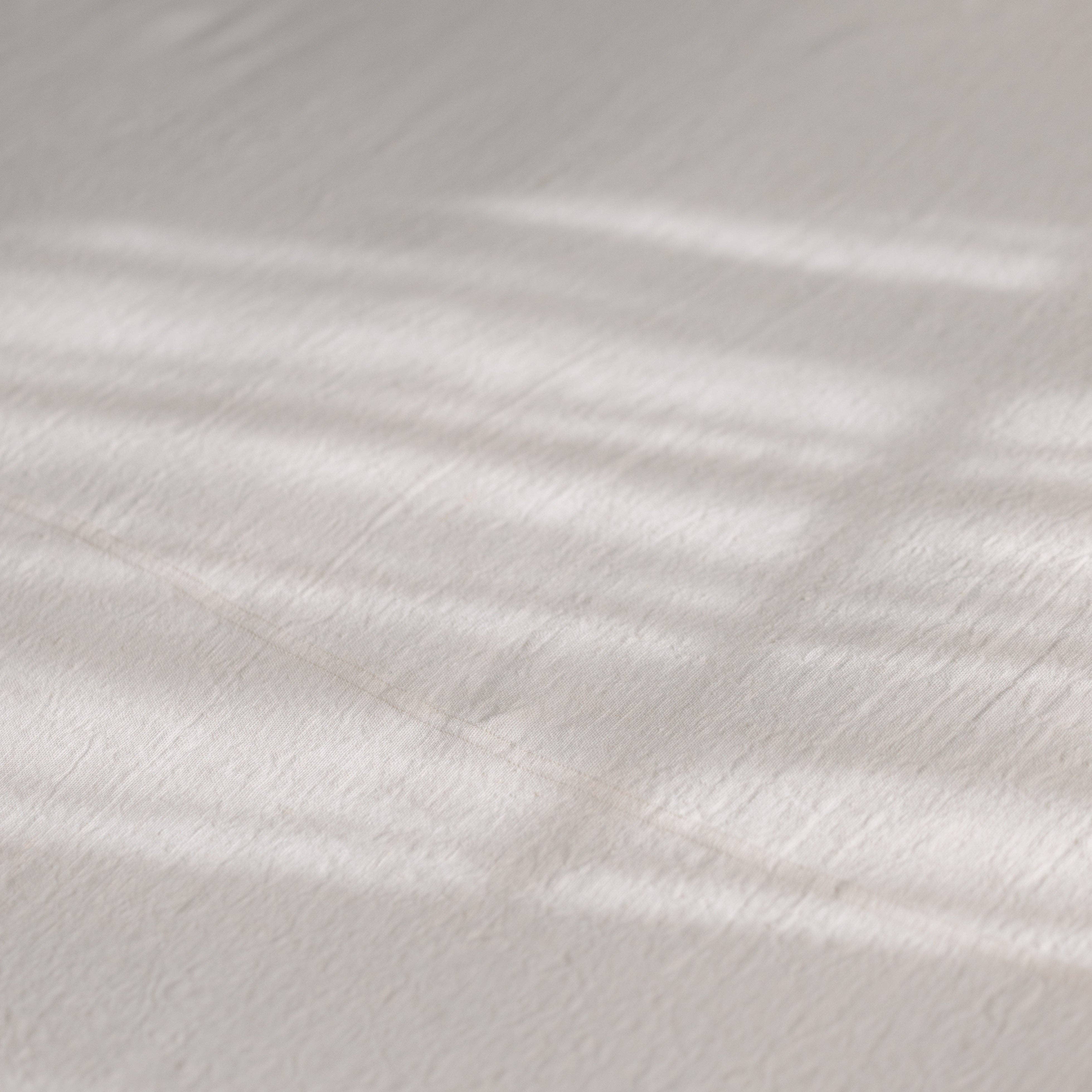 Blanc cassé Housse de lit en lin Luca - Blanc cassé en vente sur Faire5