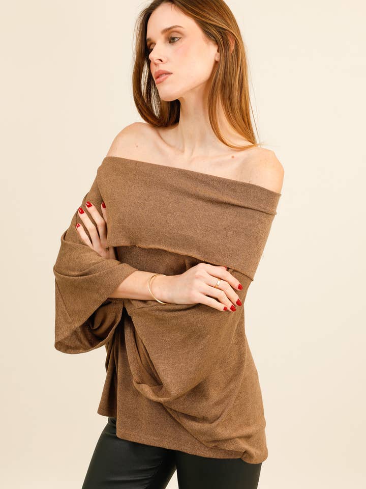 Top a tinta unita (05-3558) per la vendita all'ingrosso da parte di aikha