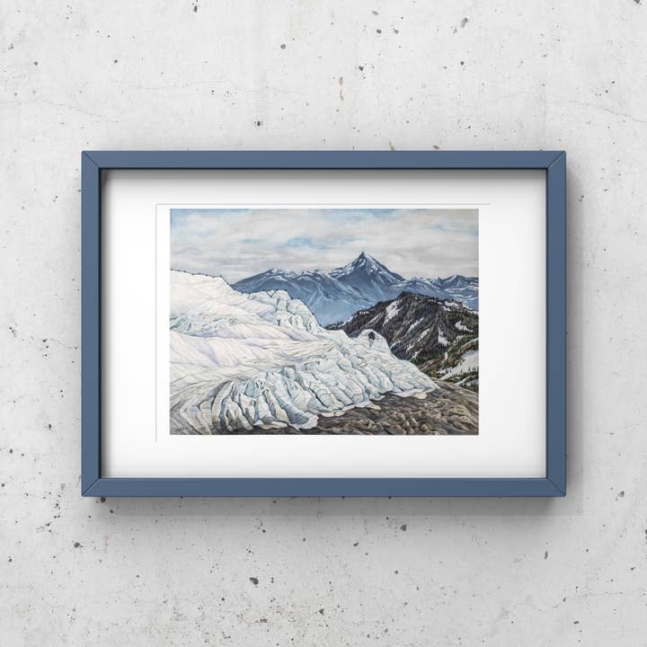 Jill Pelto Art - Wholesale Art Print - Mountain Glacier Art Print1