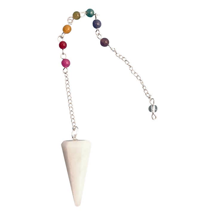 VIE - Wholesale Meditation Supplies - Pendulum with 7 Chakra Beaded Chain69
