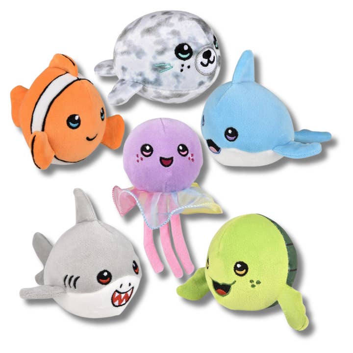 PR GROUPS LLC - Wholesale Stuffed/plush toy – Kids & baby - Sea Life Themed Plush Stuffed Kids Toy - Assorted1