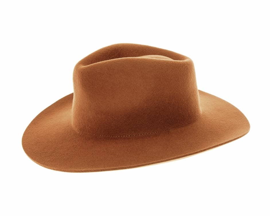 DNMC - Venta al por mayor Sombrero fedora - Mujer - Sombreros de Ranchero de Lana Australiana - Colores Medios - ¡Nuevos Tamaños!5