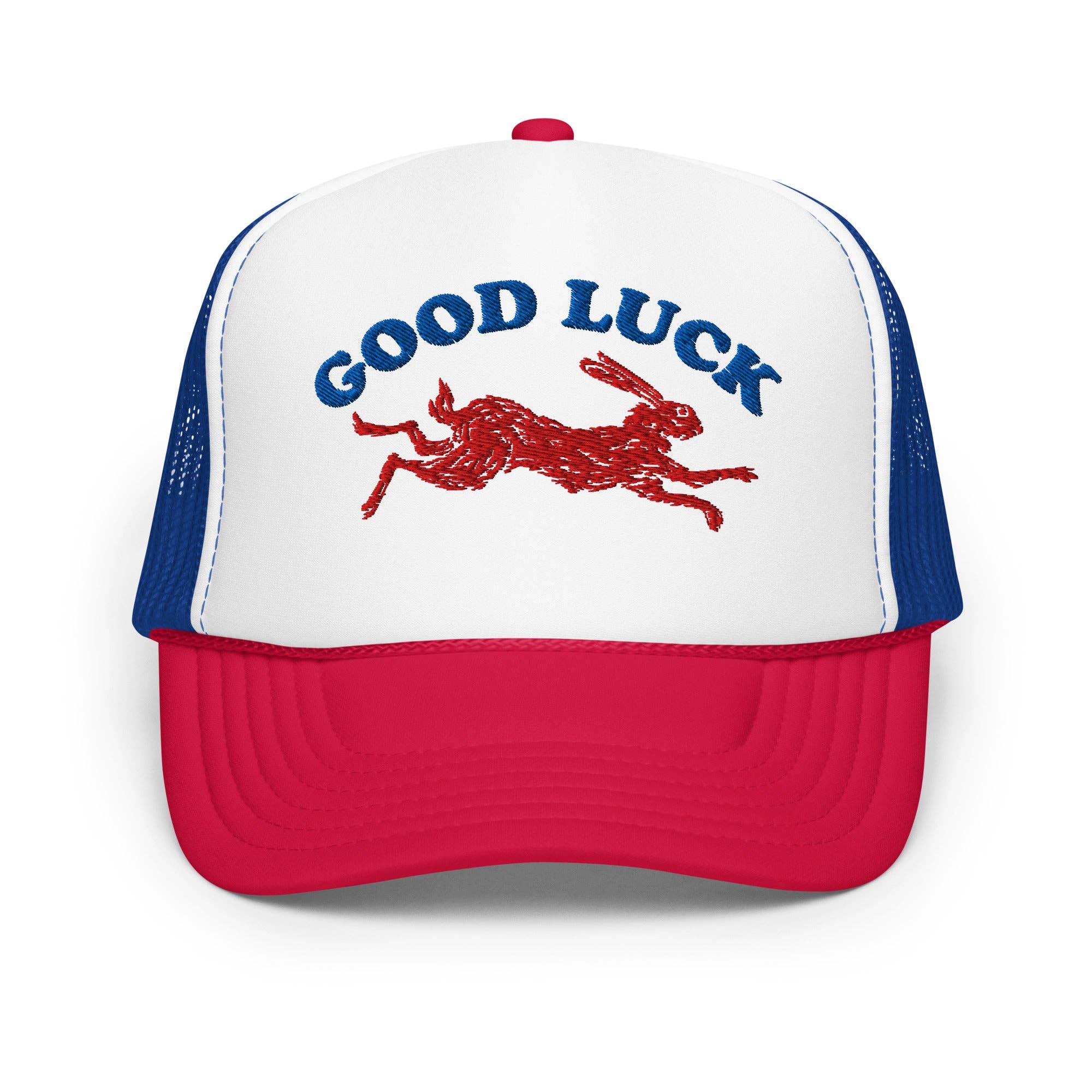 KILLER RETRO - Wholesale Trucker Hat - Unisex - Good Luck Embroidered Foam Trucker Hat18