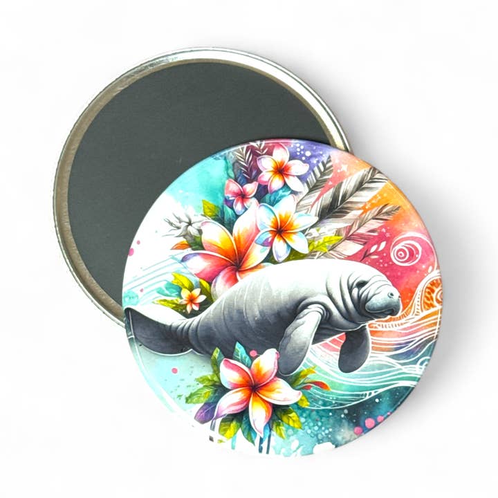 Corksee - Wholesale Magnet - Manatee Flowers | Magnet0
