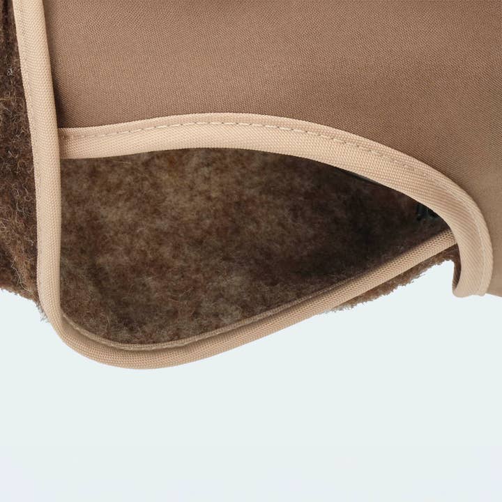 Leopold's Finest for dogs - Wholesale Pet Coat - Dog - Dog Coat Loden Softshell Brown7
