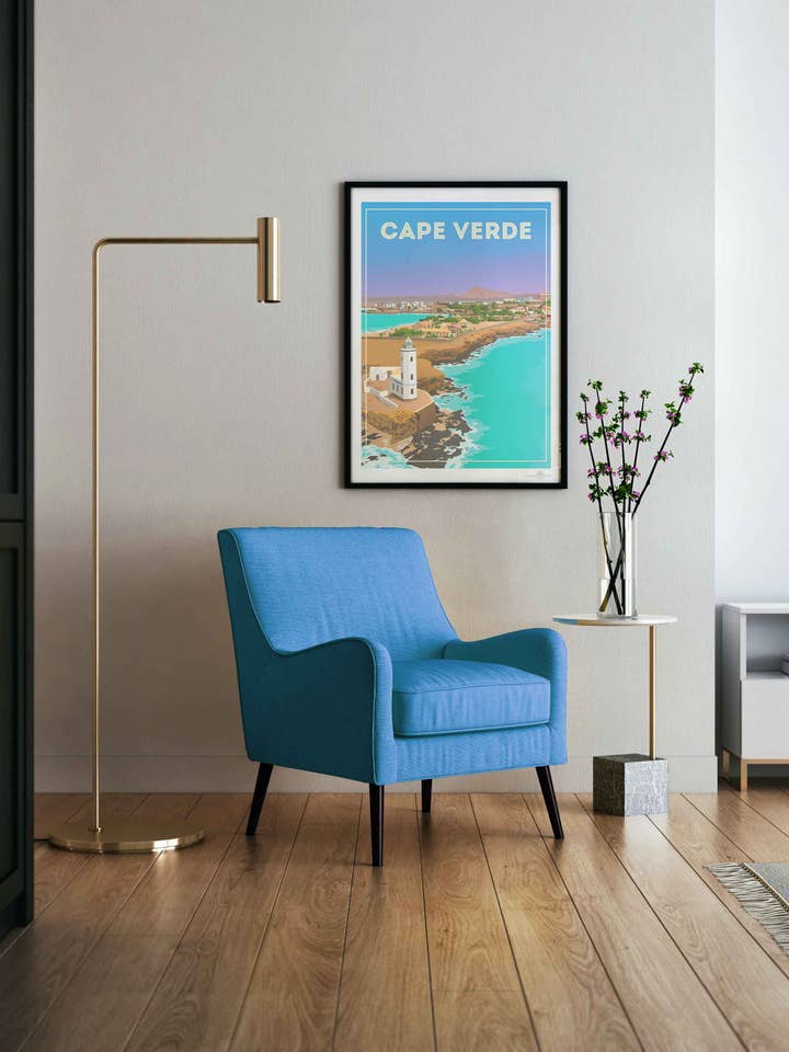 Kaapverdië Reisposter Print voor wholesale door Paradise Posters