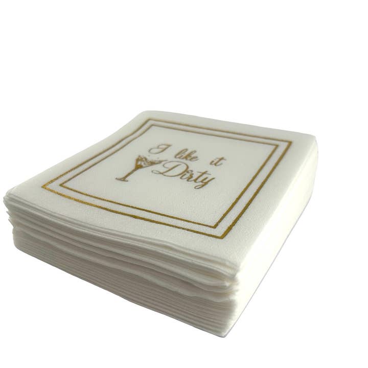 Maven Home - Wholesale Disposable Napkin - Linen-Feel Cocktail Napkins, Dirty6