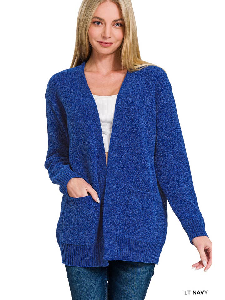 42POPS – Cardigan - Mulher por atacado – ...SI-25153 Cardigan Aberto à Frente Melange8