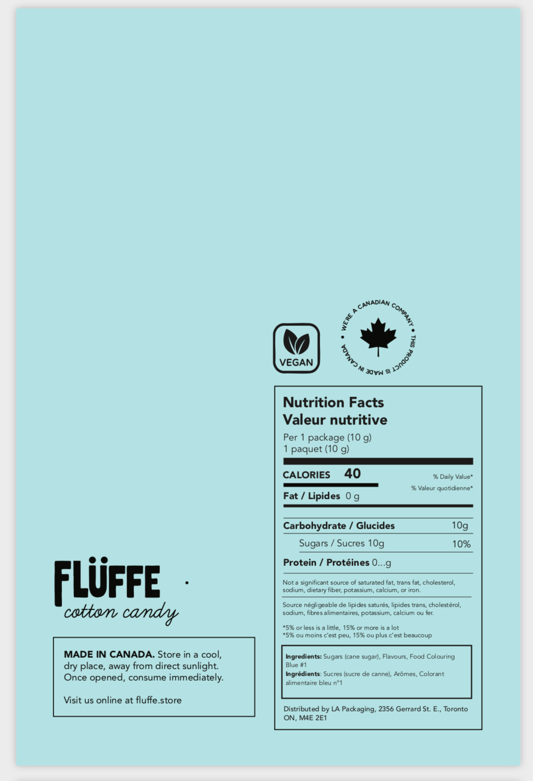 Flüffe - Wholesale Cotton Candy - FLÜFFE COTTON CANDY | BLUE RASPBERRY2
