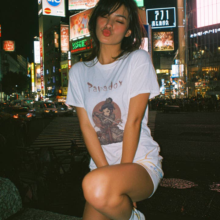 Japanese Lady Samurai 2.0 Warrior T-Shirt | Paradox Design for wholesale by Paradox Designs