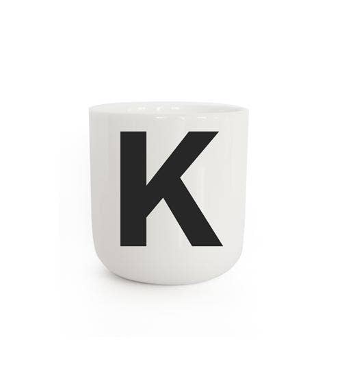 PLTY - Vente Tasse à café - Lettre classique - K (Mug)