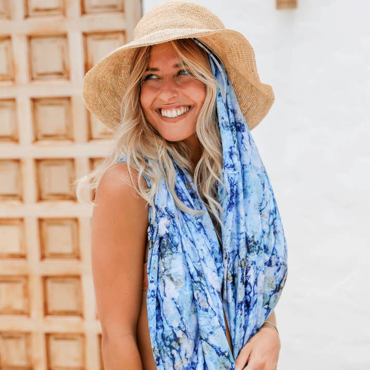 Sun Bella - Wholesale Swim cover-up – Women’s - Sun Wrap UPF50+, Ocean Rocks7