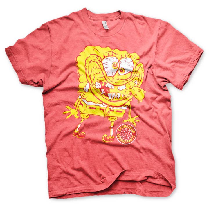 Hybris Production AB – Engroshandel T-shirt med print - Unisex – SvampeBob Firkant - Underlig T-Shirt