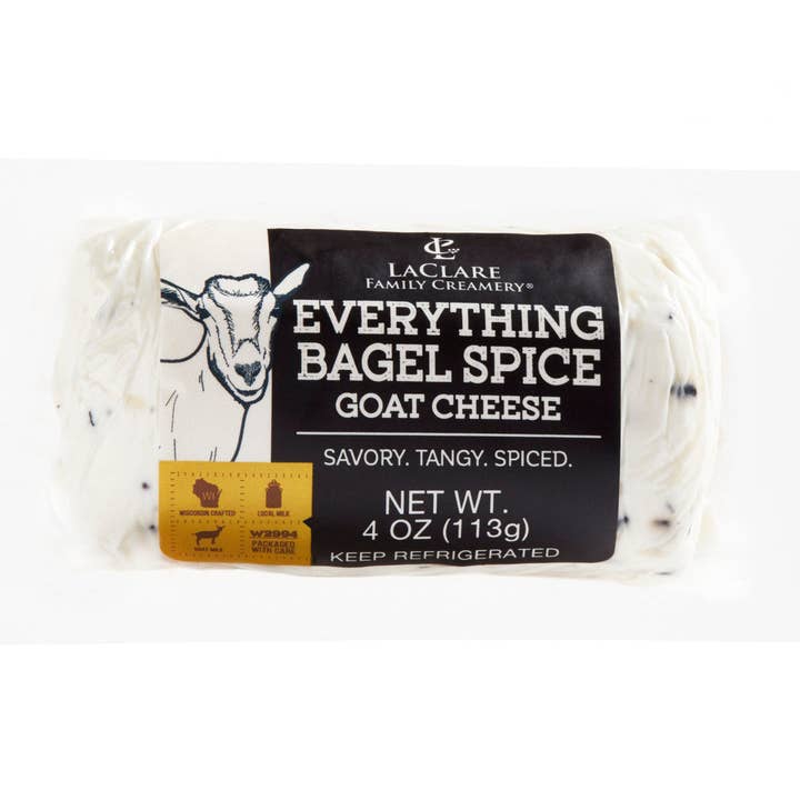Keystone Farms Cheese - Wholesale Cheese - LaClare Everything Bagel Spice Goat Cheese