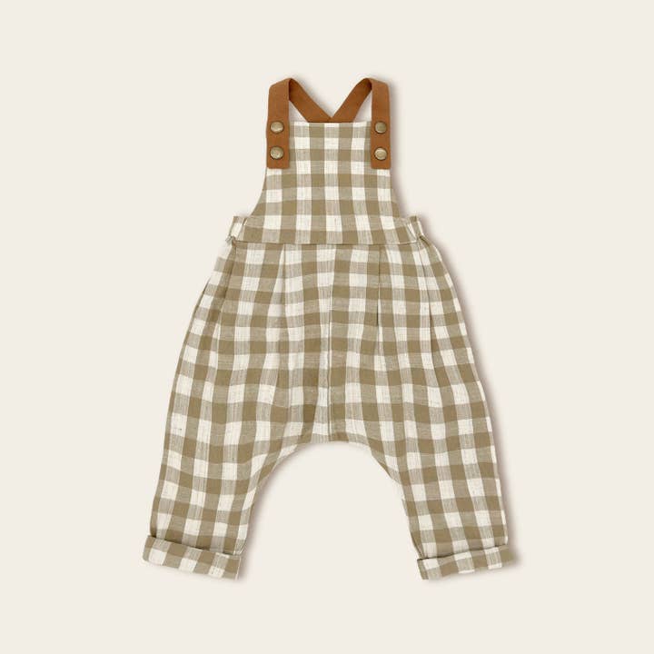 Lillies Dream - Wholesale Overalls - Kids - The Lichen Gingham Overall