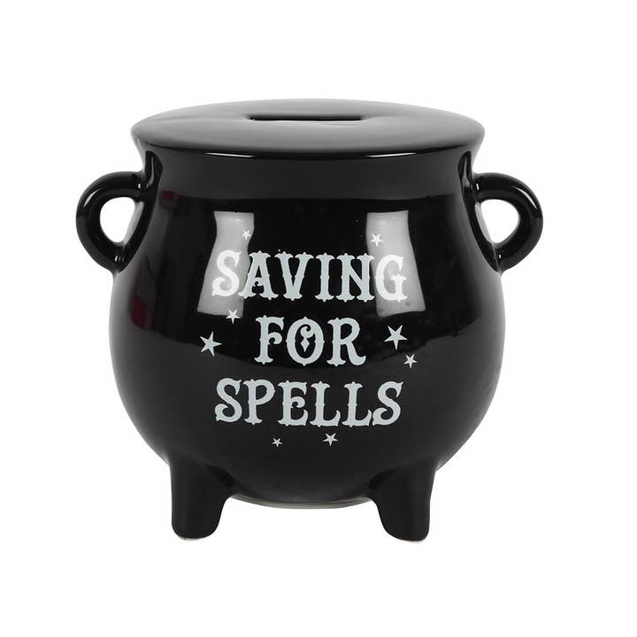 Something Different Wholesale - Wholesale Money/Piggy Bank - Gothic Halloween Cauldron Money Box