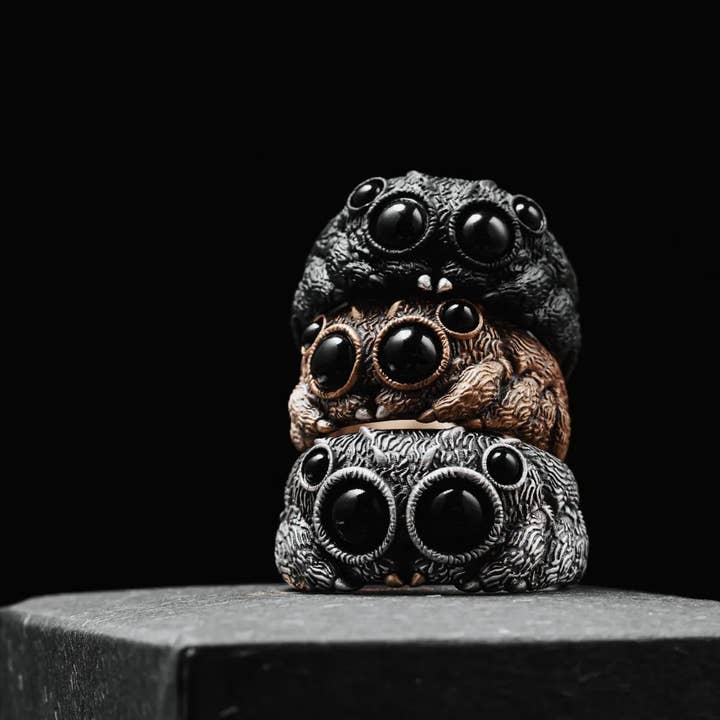 Coppertist.wu - Wholesale Cocktail/Statement Ring - Jumping Spider Ring 【Ship in 4 Weeks】3