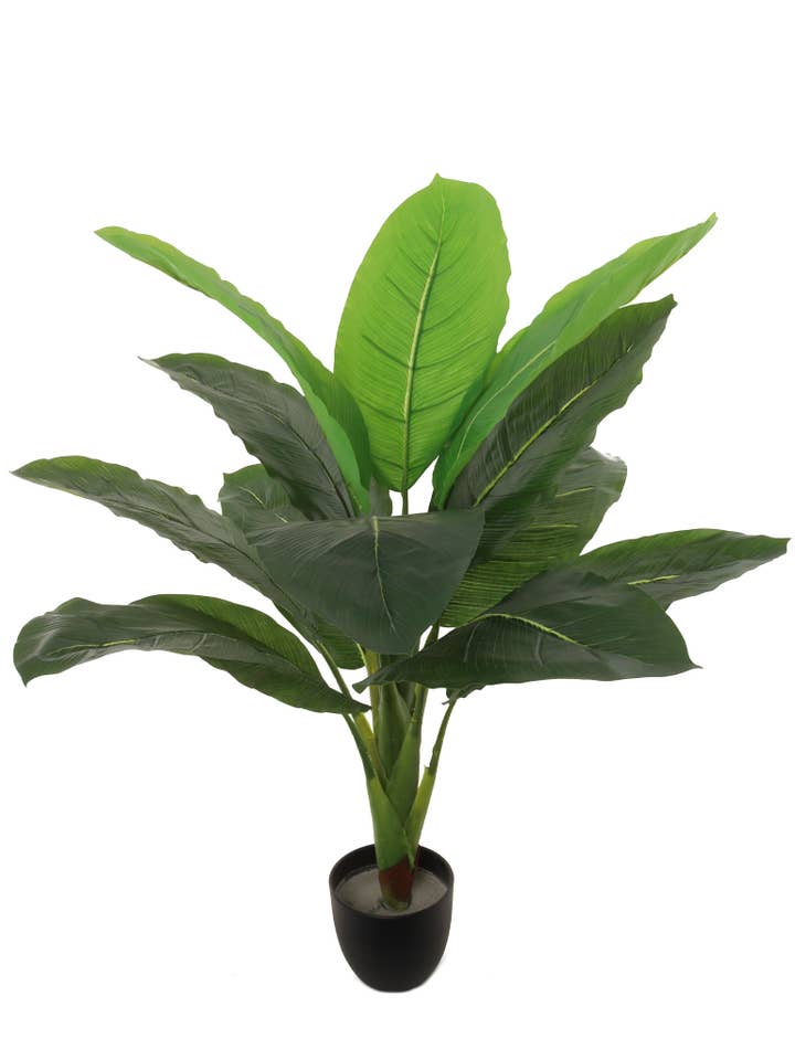Plante artificielle de bananier de 32" parfaite pour la décoration intérieure pour la vente par Larksilk