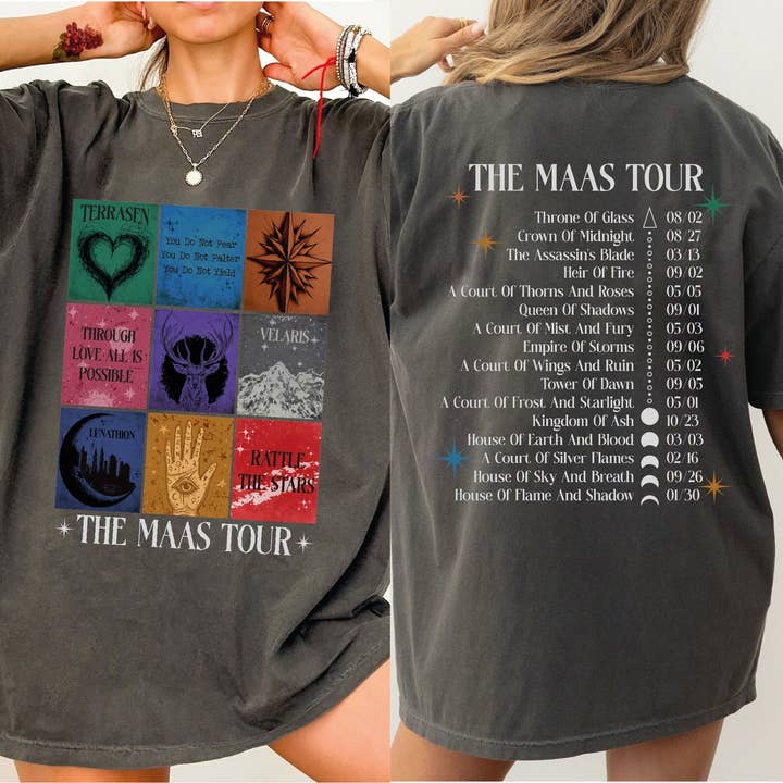 Sarah J. Maas Eras Tour Shirt, The Mass Tour T-Shirt, Acotar for wholesale by CVH DREAMY LTD