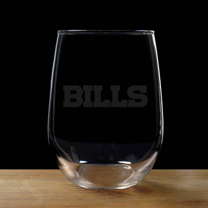 Bills Indgraveret Vinglas | Buffalo | AFC for engroshandel hos brattybloom