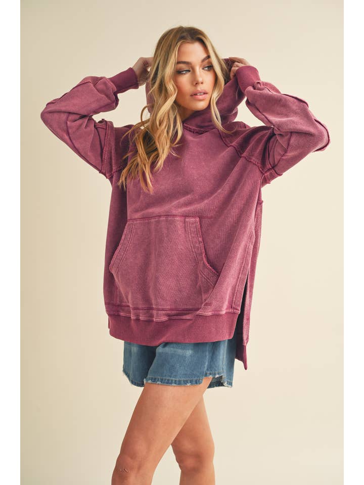 AEMI + CO - Wholesale Hoodie - Women's - 966CK Deb Washed Hoodie 5