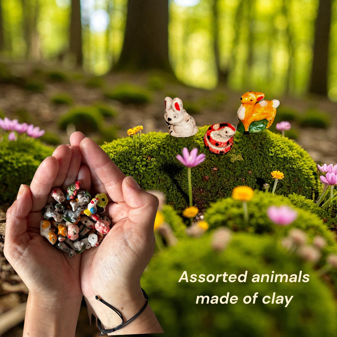 Zoe Artcrafts Corp. – Engroshandel Pyntefigur – Assorterede Mini Keramikdyr, Legetøj, Dukkehus, Husdekoration4