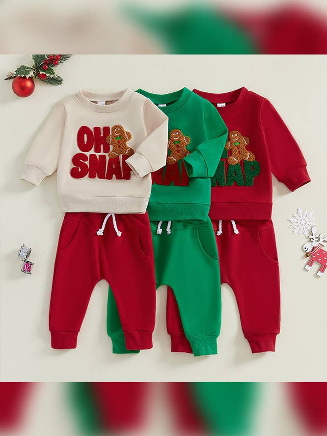 Kids Christmas Two Pieces Set BDR052 for wholesale by UNISHE