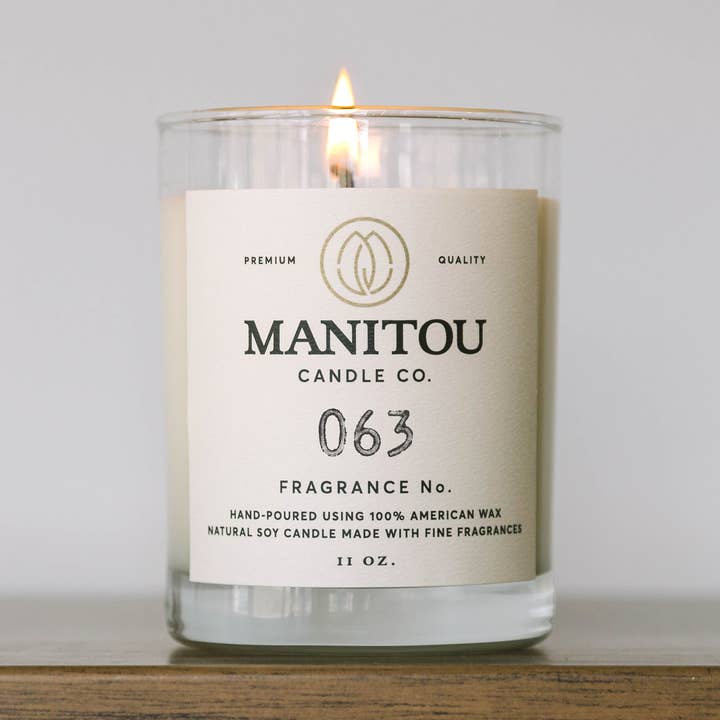 No. 063 - Lilac Rose | Hand-Poured, Soy Candle for wholesale by Manitou Candle Co.