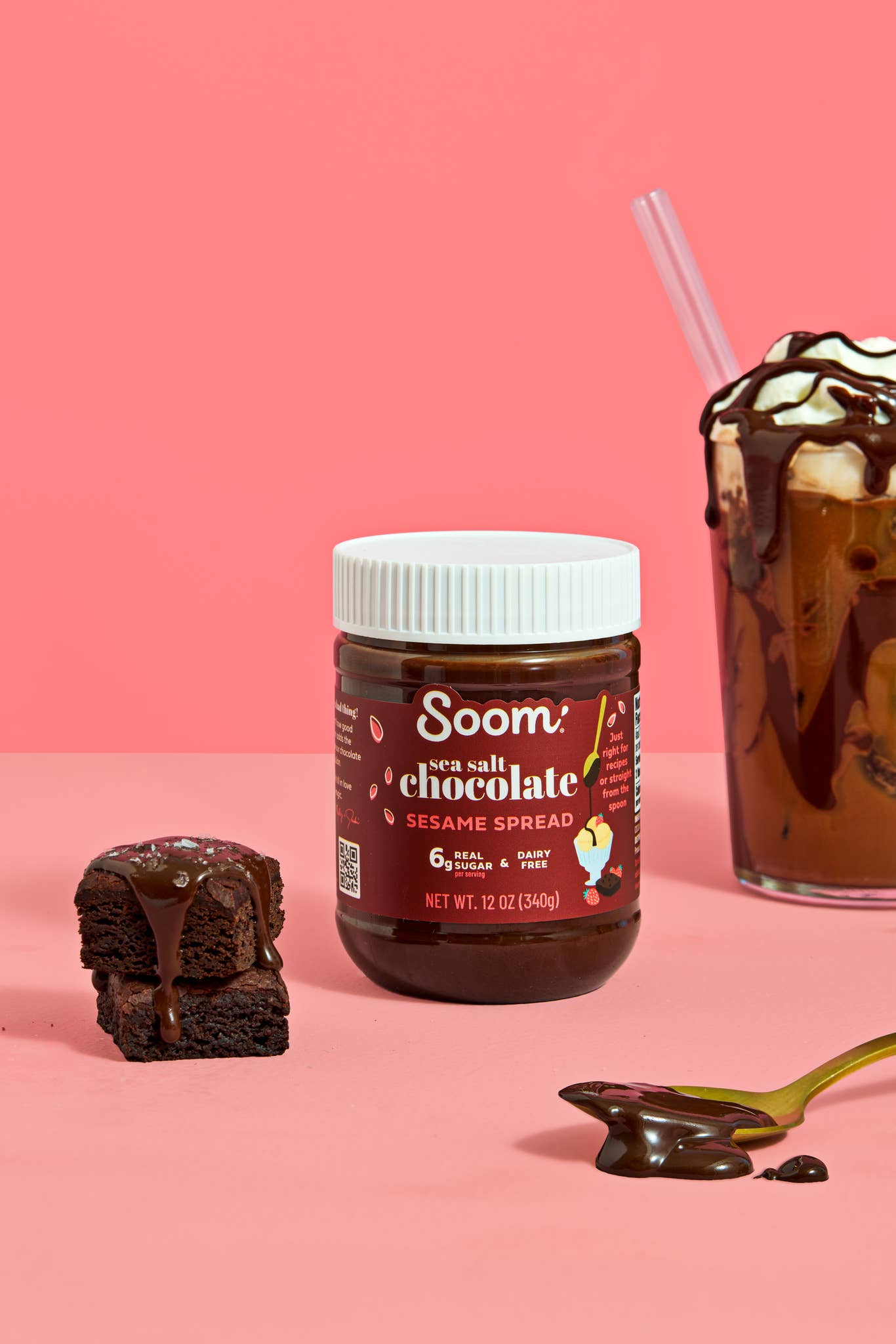 Soom Foods - Wholesale Nut Butter - Chocolate Sea Salt Sesame Spread 6