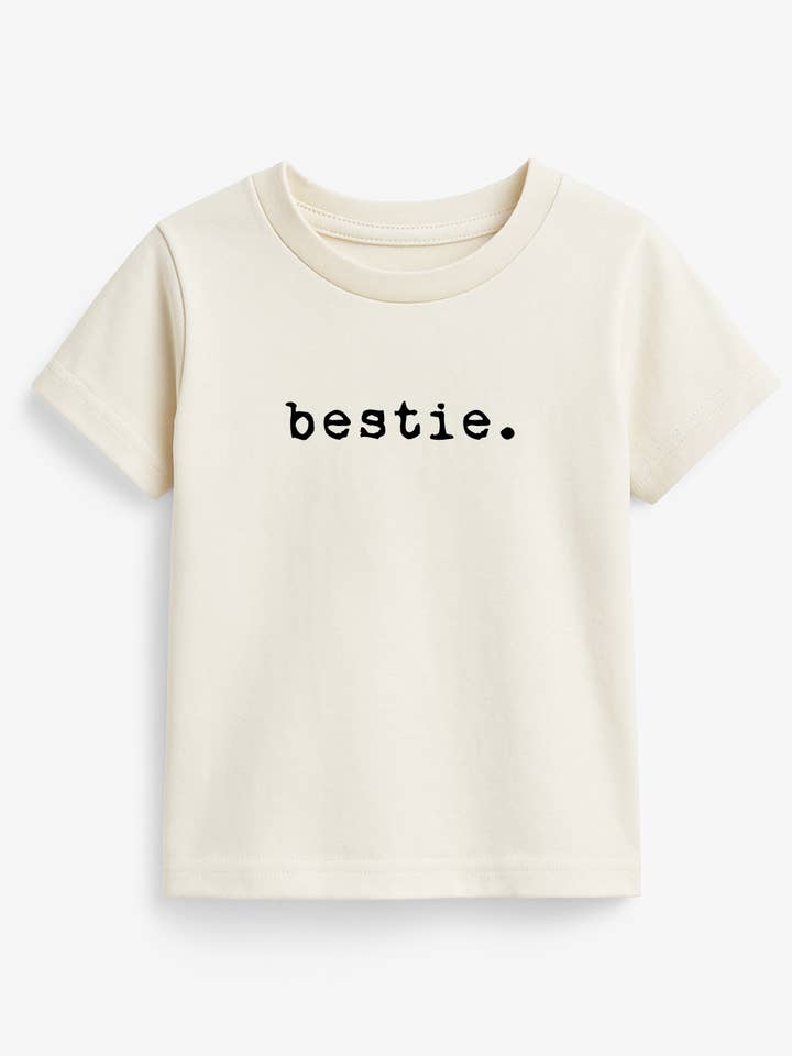 Organic Cotton Kids Graphic Tee | Short Sleeve | Bestie for wholesale by Tenth & Pine